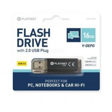 Memorie USB Platinet 16GB V-Depo, USB 2.0, Negru